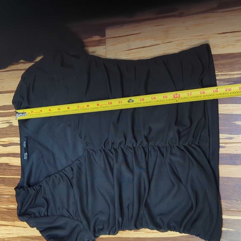 LAST CHANCE or CHARITY Stella Luce mesh ruched top